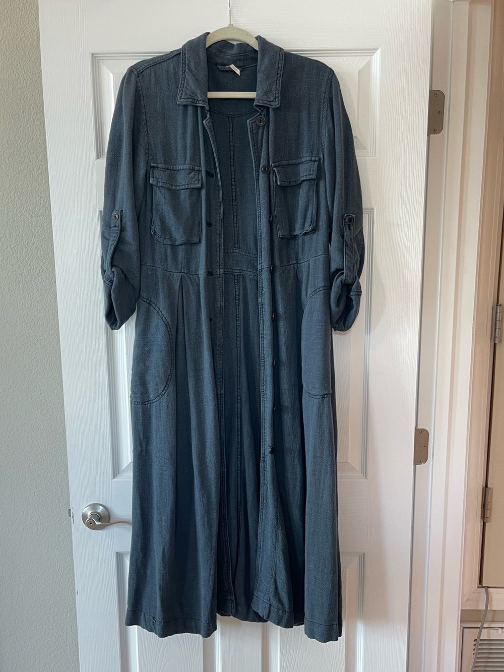 Free People Rainz Cuffed Duster Jacket/Dress - Picture 4 of 8